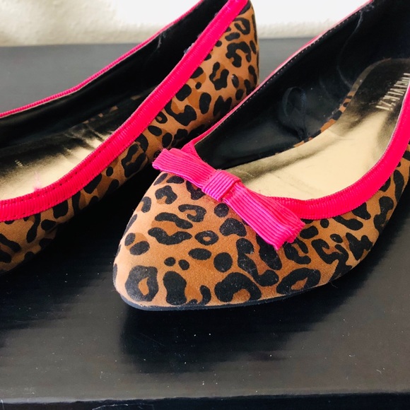 Cheetah flats with bow! Cute! - Picture 4 of 4
